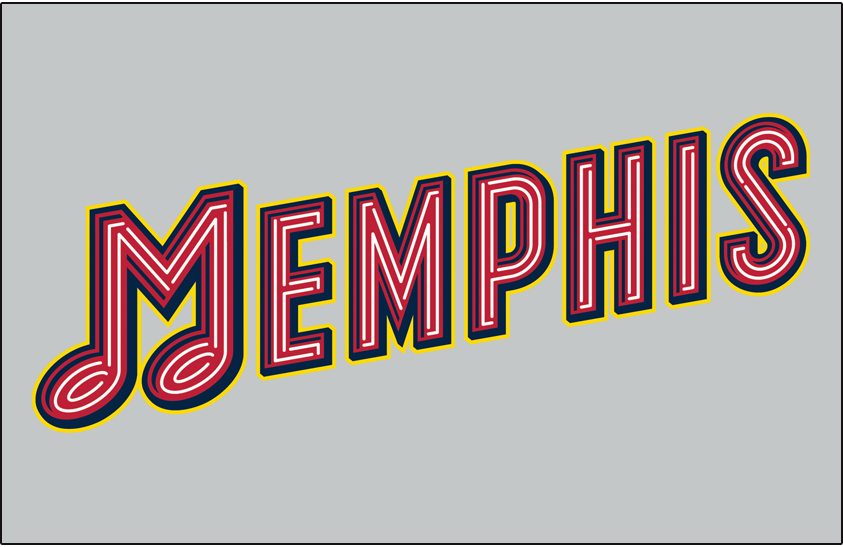 Memphis Redbirds 2017-Pres Jersey Logo vinyl decal